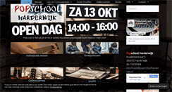 Desktop Screenshot of popschoolharderwijk.nl